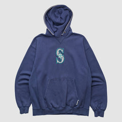Seattle Mariners Champion 2000s Hooded Pullover Sweatshirt - MLB