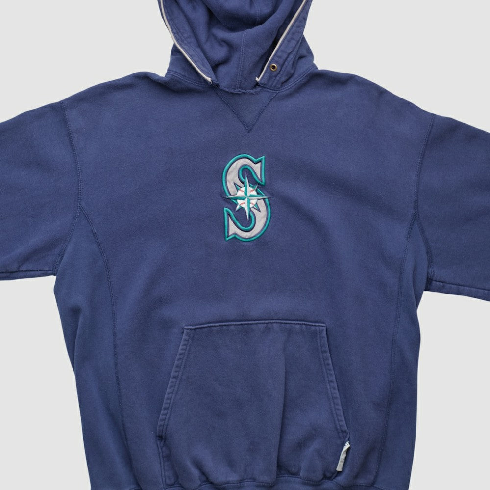 Seattle Mariners Champion 2000s Hooded Pullover Sweatshirt - MLB