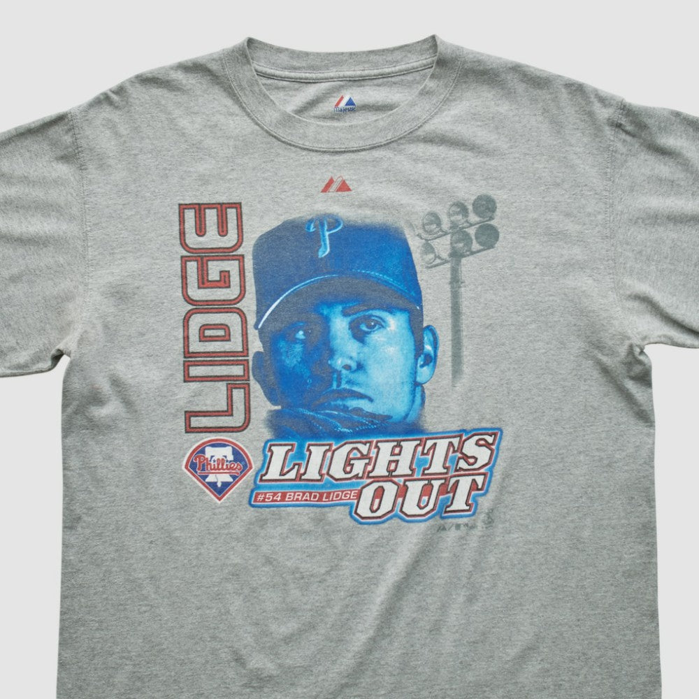 Brad Lidge Majestic 2000s T-shirt - MLB