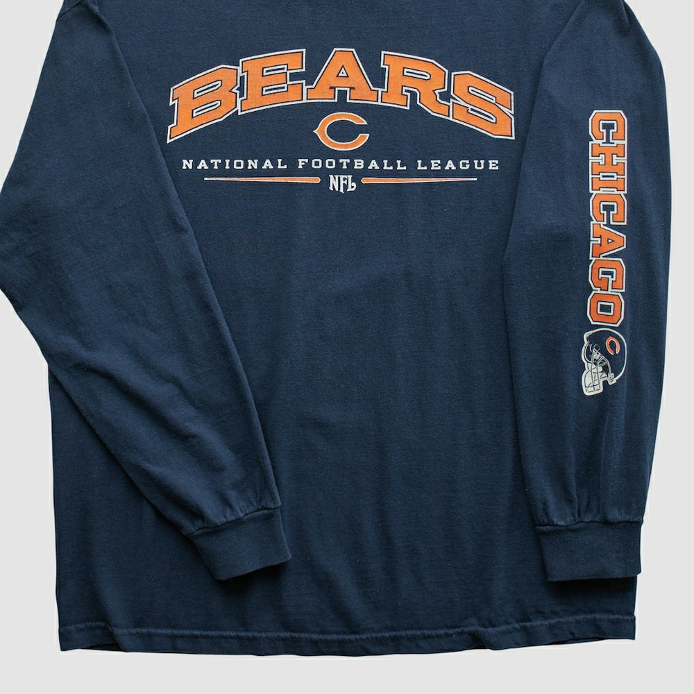 Chicago Bears NFL 2000s Long Sleeve T-shirt Navy Vintage | Fanatics