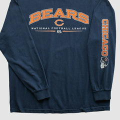 Chicago Bears NFL 2000s Long Sleeve T-shirt Navy Vintage | Fanatics