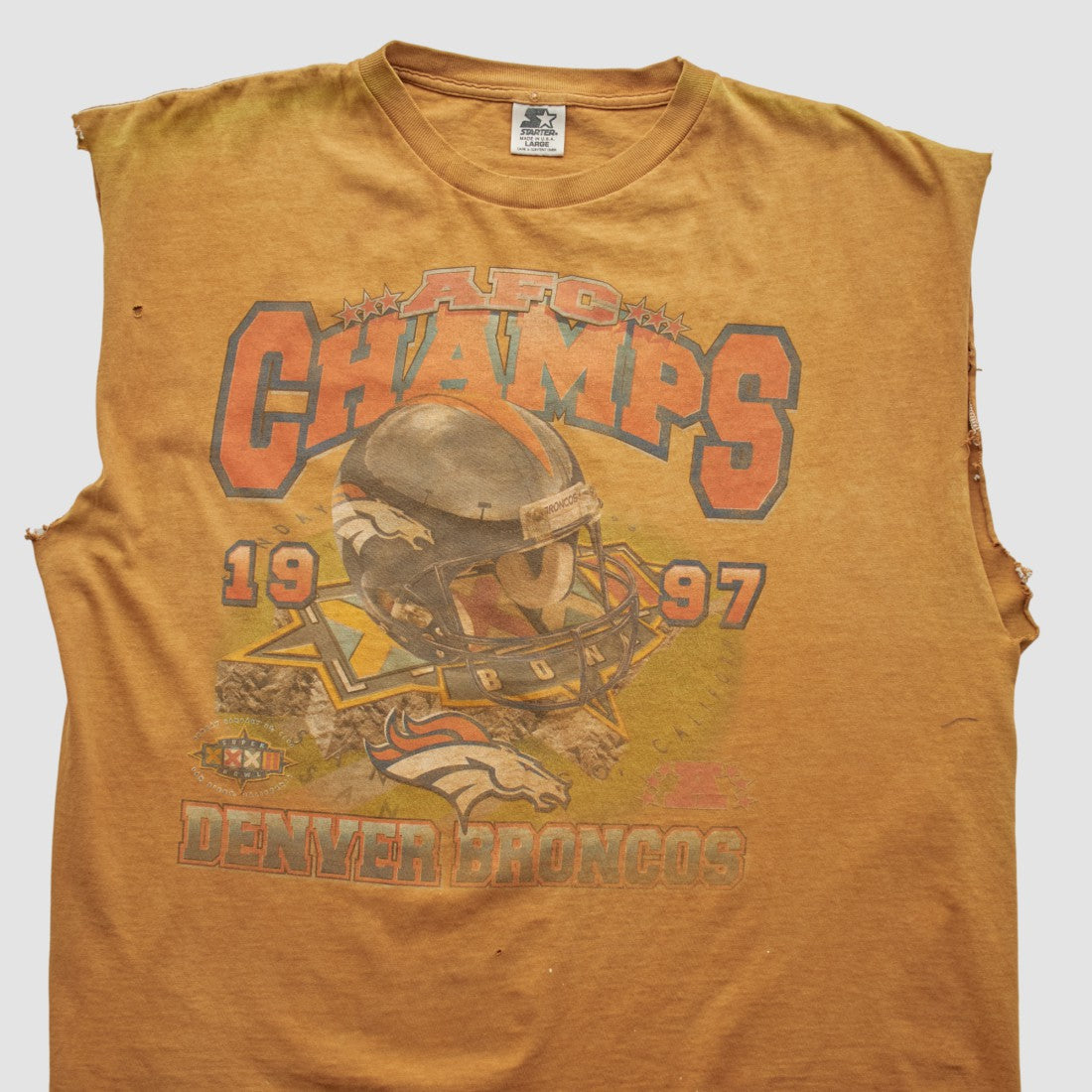 Denver Broncos Starter Tank Clay Vintage | Fanatics