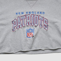 New England Patriots Champion 90s Pullover Sweatshirt Heather Gray Vintage | Fanatics
