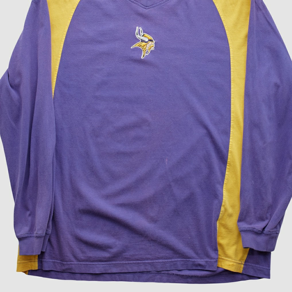 Minnesota Vikings NFL 2000s Long Sleeve T-shirt Purple Vintage | Fanatics