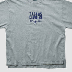 Dallas Cowboys Cowboys Authentic Apparel 2000s Long Sleeve T-shirt Heather Gray Vintage | Fanatics