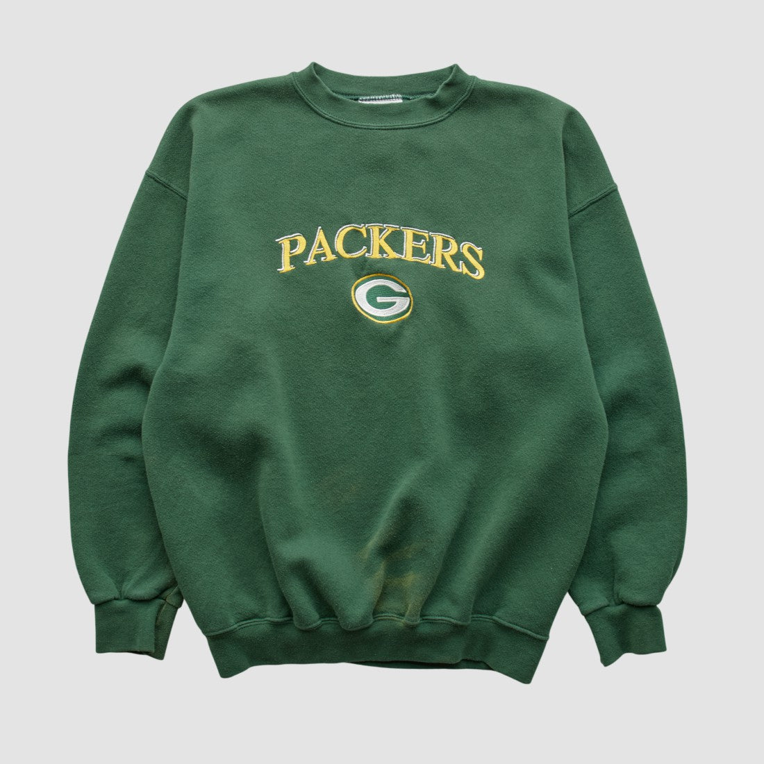 Green Bay Packers Logo Athletic Pullover Sweatshirt Green Vintage | Fanatics
