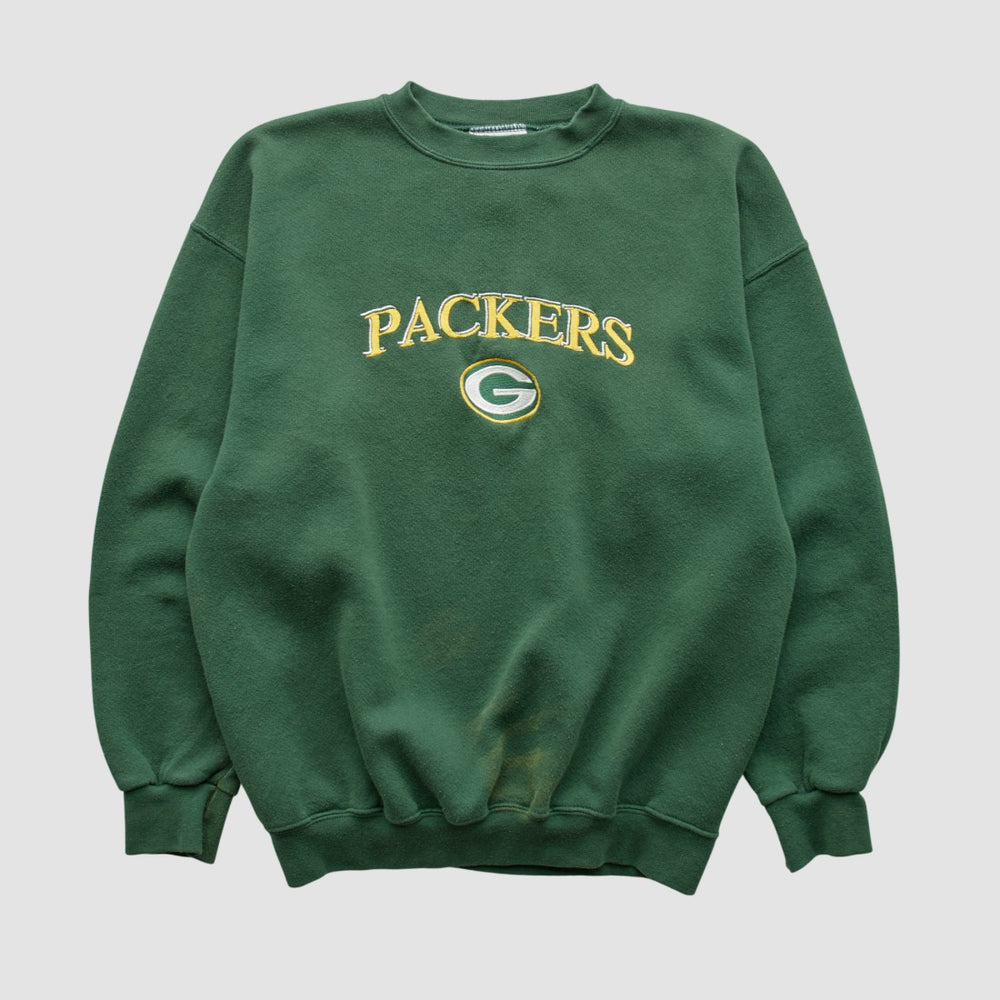 Green Bay Packers Logo Athletic Pullover Sweatshirt Green Vintage | Fanatics
