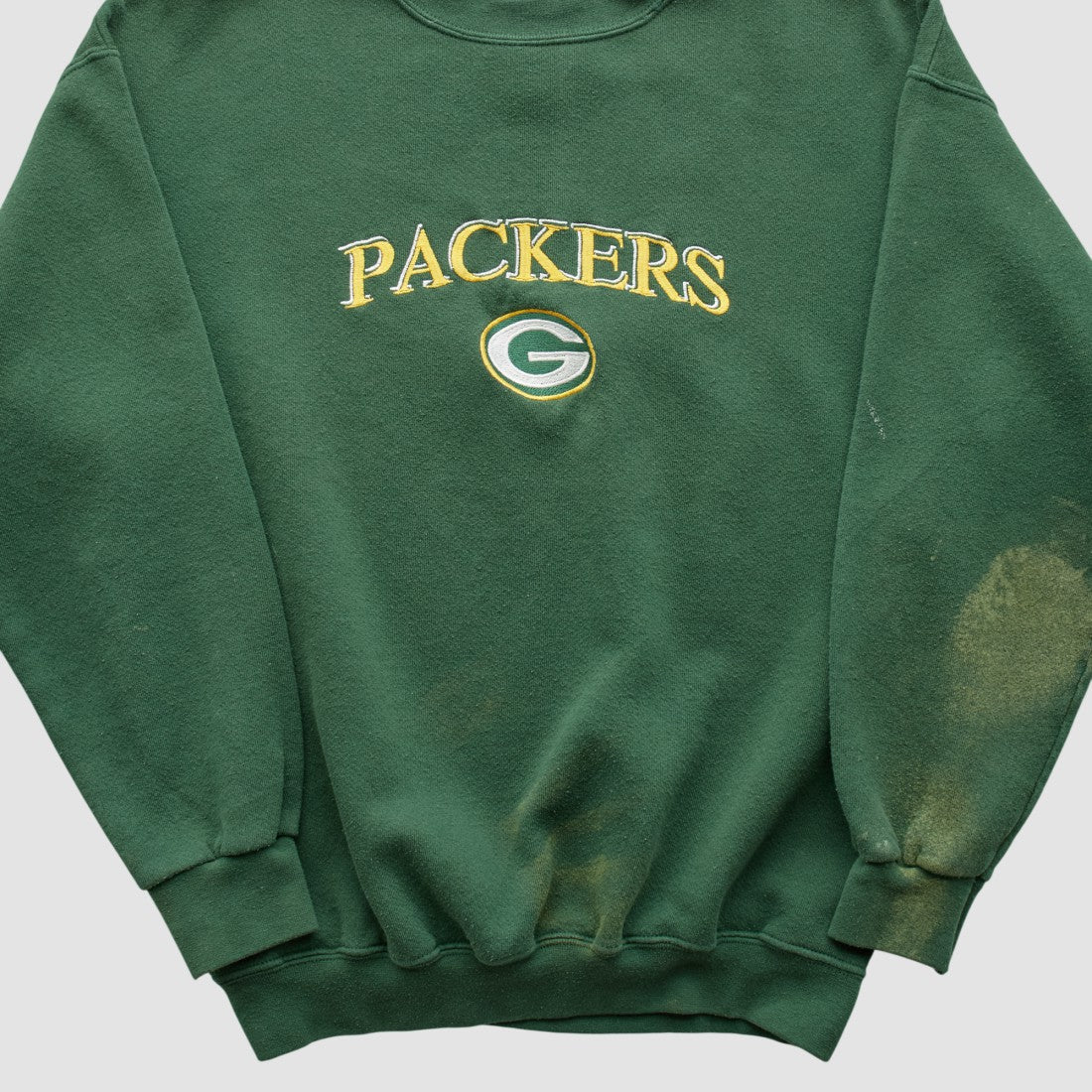 Green Bay Packers Logo Athletic Pullover Sweatshirt Green Vintage | Fanatics
