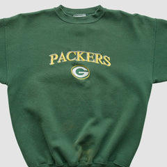Green Bay Packers Logo Athletic Pullover Sweatshirt Green Vintage | Fanatics