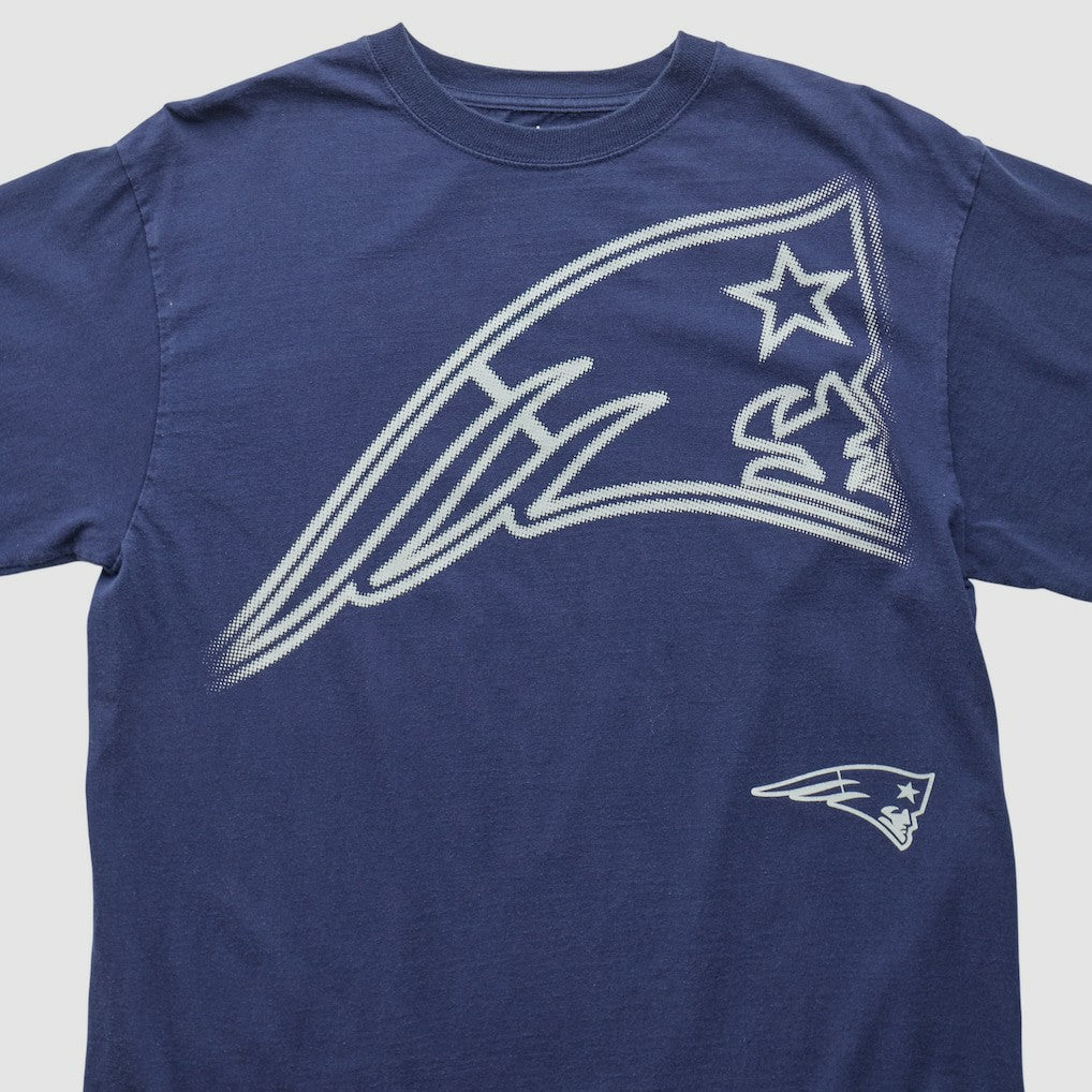 New England Patriots Reebok 2000s Long Sleeve T-shirt Navy Vintage | Fanatics
