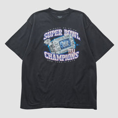 New York Giants Reebok 2008 T-shirt Black Vintage | Fanatics