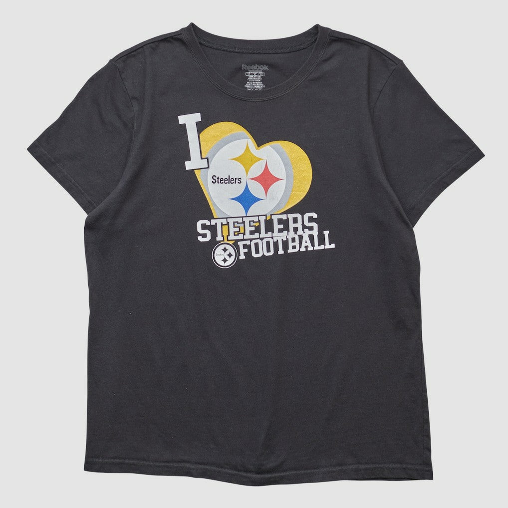 Pittsburgh Steelers Reebok 2000s T-shirt Black Vintage | Fanatics