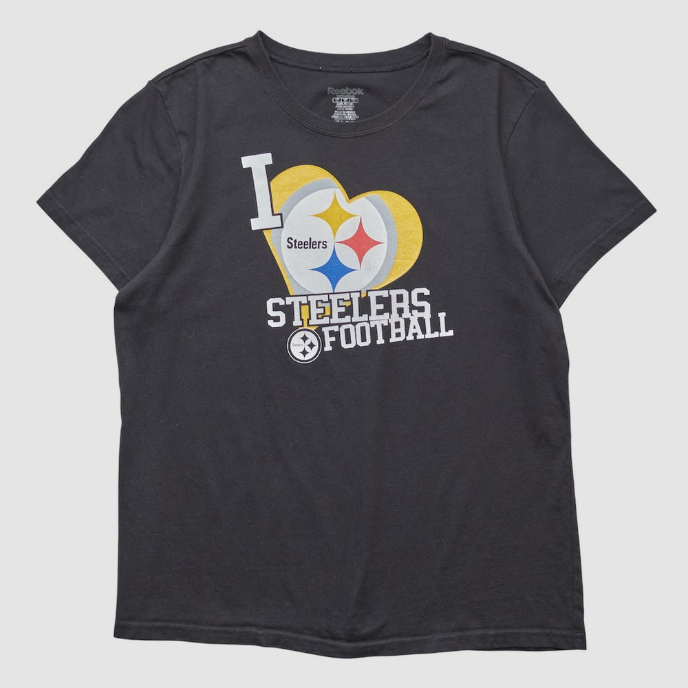 Pittsburgh Steelers Reebok 2000s T-shirt Black Vintage | Fanatics