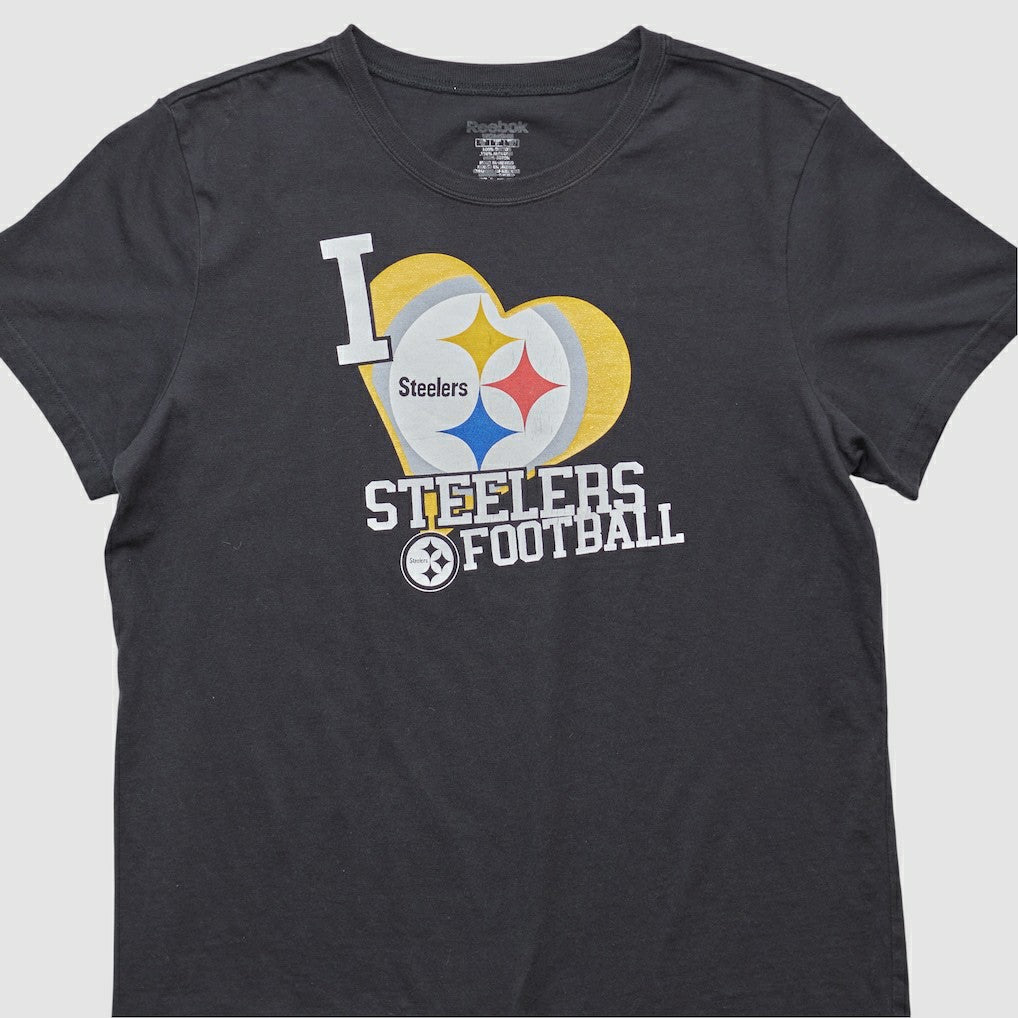Pittsburgh Steelers Reebok 2000s T-shirt Black Vintage | Fanatics