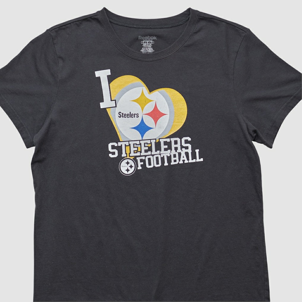 Pittsburgh Steelers Reebok 2000s T-shirt Black Vintage | Fanatics
