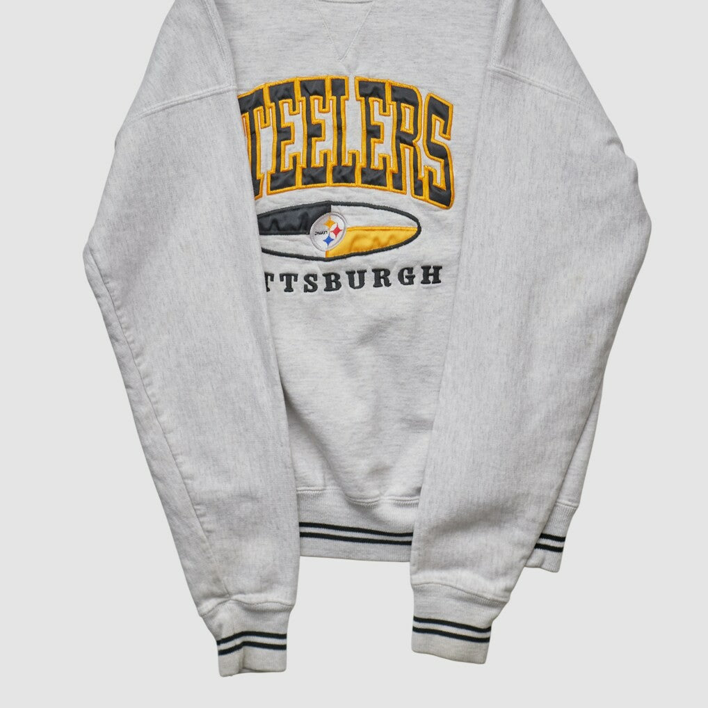 Pittsburgh Steelers LEGENDS 90s Pullover Sweatshirt Heather Gray Vintage | Fanatics