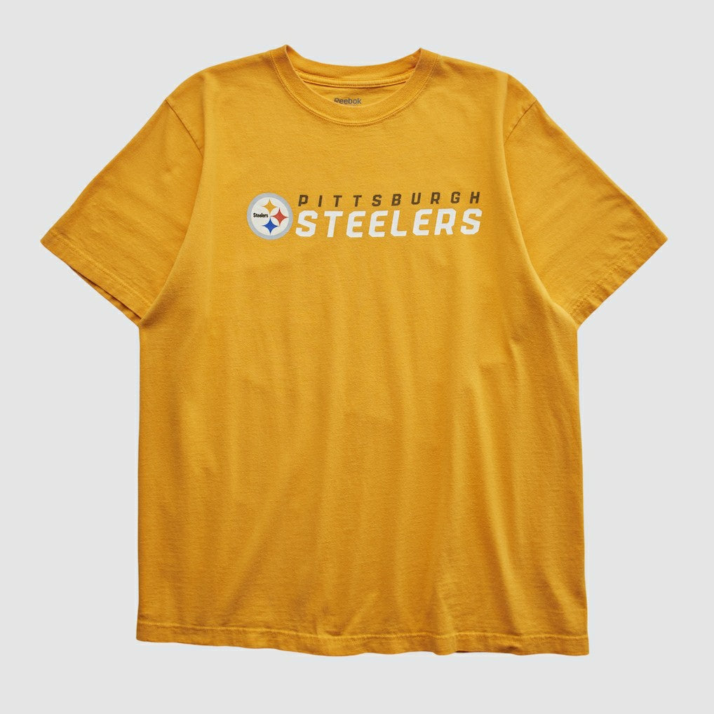 Pittsburgh Steelers Reebok 2000s T-shirt Yellow Vintage | Fanatics