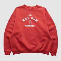 Boston Red Sox Adidas 2000s Pullover Sweatshirt - MLB