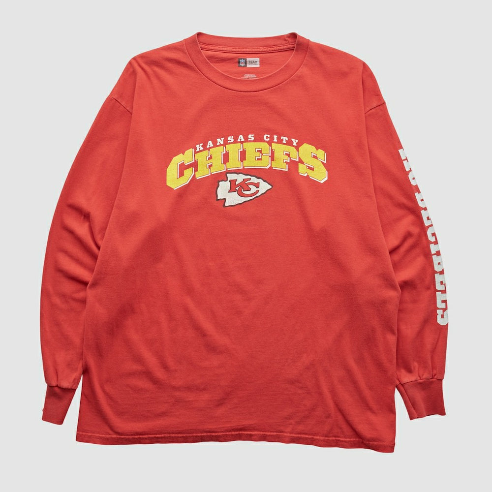 Kansas City Chiefs NFL 2000s Long Sleeve T-shirt Red Vintage | Fanatics