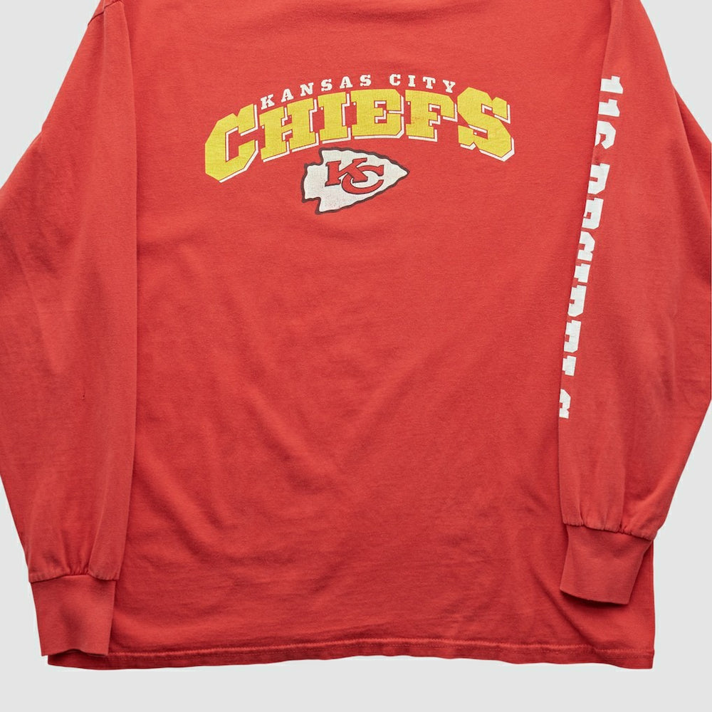 Kansas City Chiefs NFL 2000s Long Sleeve T-shirt Red Vintage | Fanatics