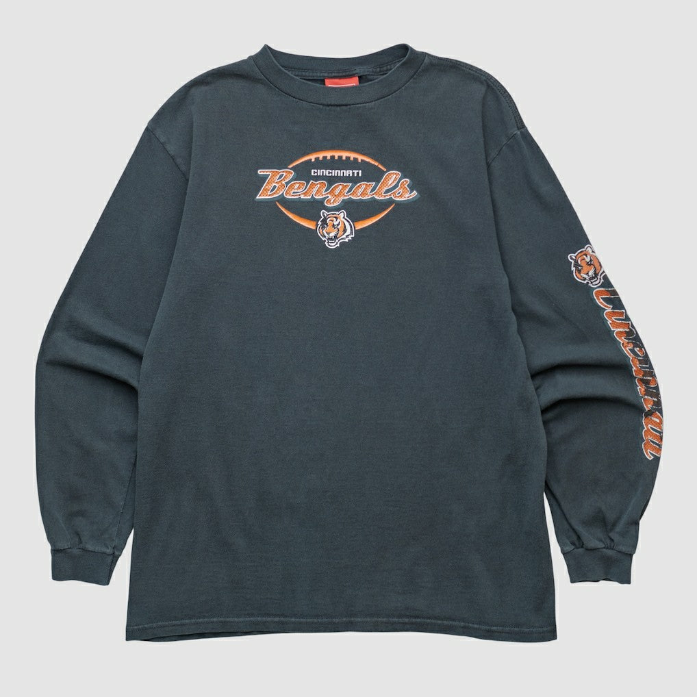 Cincinnati Bengals NFL 2000s Long Sleeve T-shirt Black Vintage | Fanatics