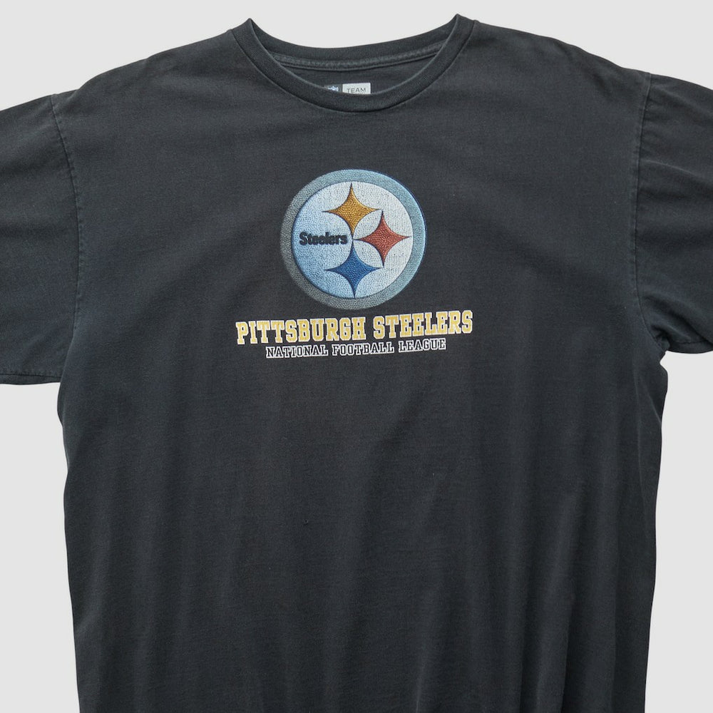 Pittsburgh Steelers NFL 2000s T-shirt Black Vintage | Fanatics
