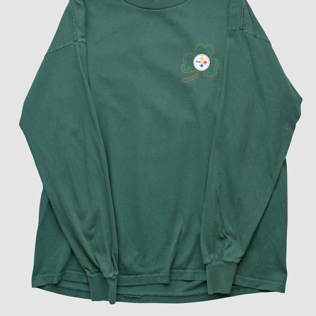 Pittsburgh Steelers NFL 2000s Long Sleeve T-shirt Green Vintage | Fanatics