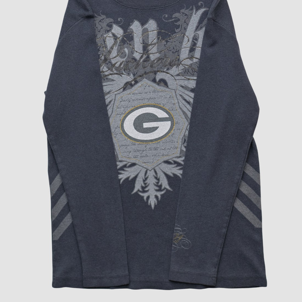 Green Bay Packers NFL 2000s Long Sleeve T-shirt Black Vintage | Fanatics