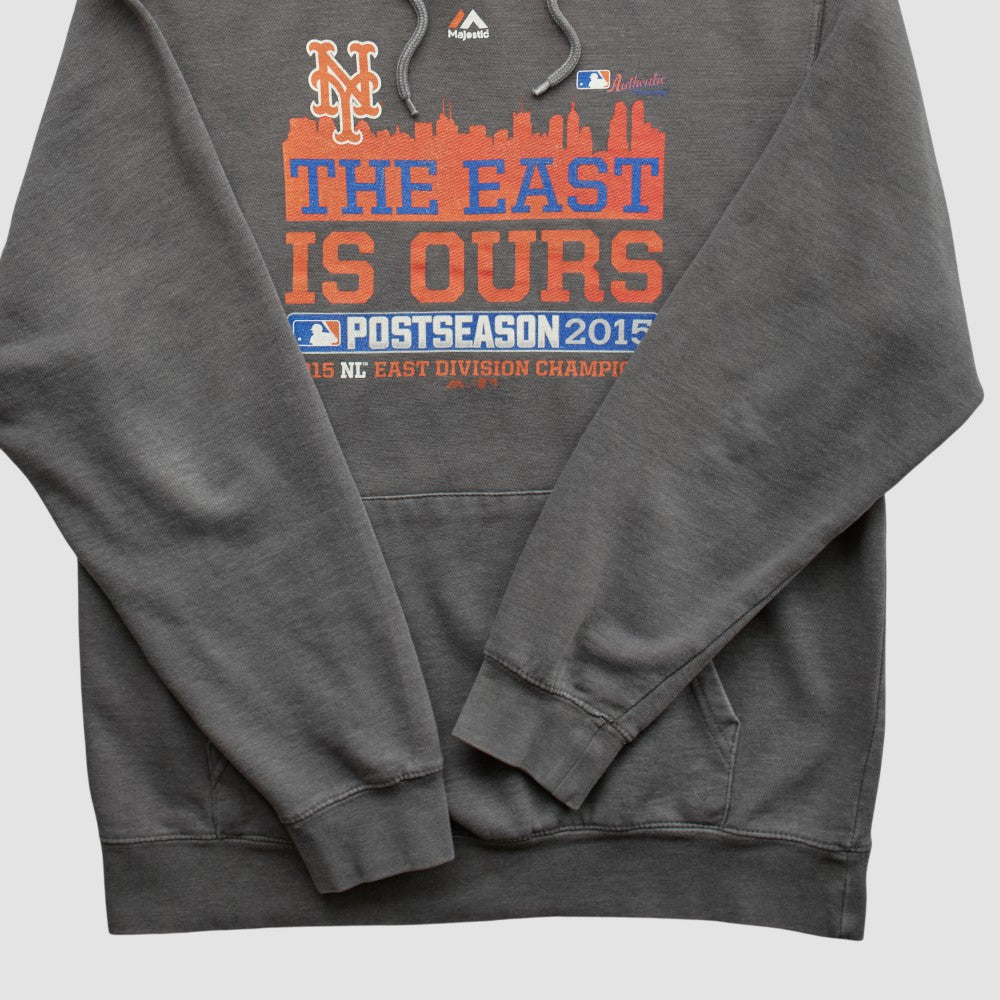 New York Mets Majestic 2015 Hooded Pullover Sweatshirt - MLB