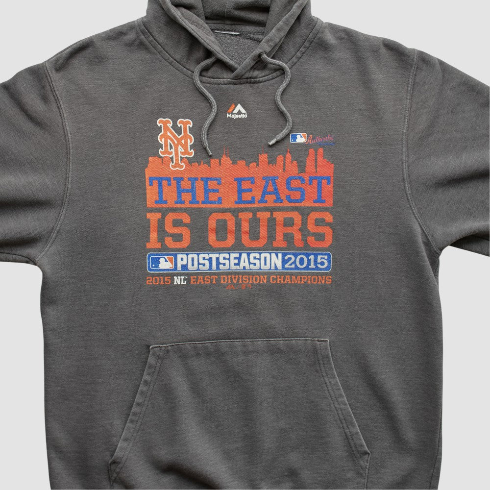 New York Mets Majestic 2015 Hooded Pullover Sweatshirt - MLB