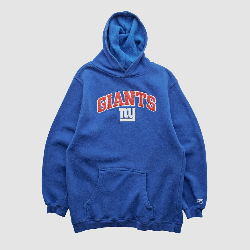 New York Giants Reebok 2000s Hooded Pullover Sweatshirt Blue Vintage | Fanatics