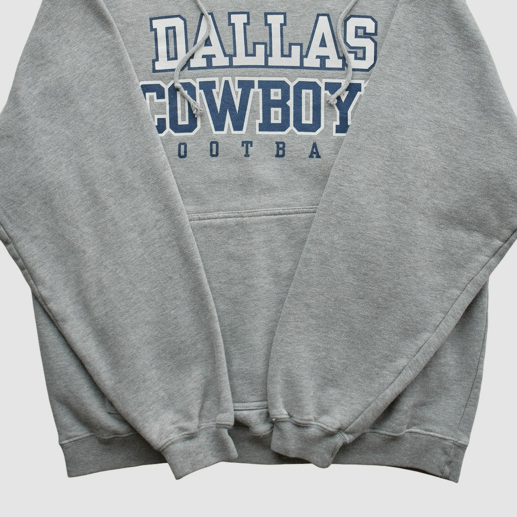 Dallas Cowboys Reebok 2000s Hooded Pullover Sweatshirt Heather Gray Vintage | Fanatics