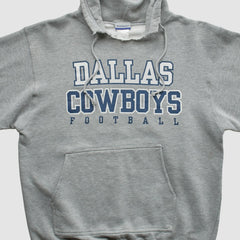 Dallas Cowboys Reebok 2000s Hooded Pullover Sweatshirt Heather Gray Vintage | Fanatics