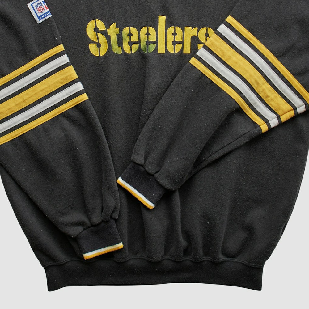 Pittsburgh Steelers Starter 90s Pullover Sweatshirt Black Vintage | Fanatics