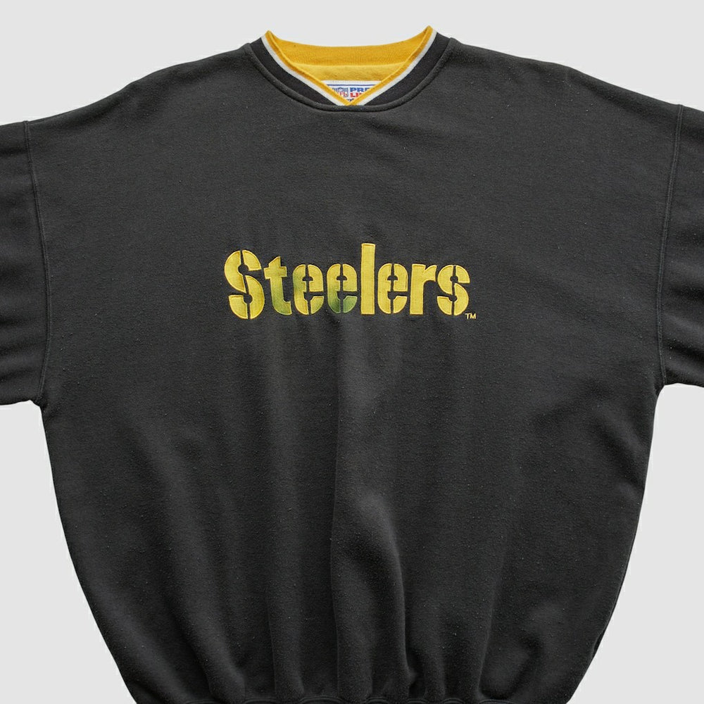Pittsburgh Steelers Starter 90s Pullover Sweatshirt Black Vintage | Fanatics