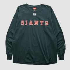 New York Giants NFL 2000s Long Sleeve T-shirt Black Vintage | Fanatics