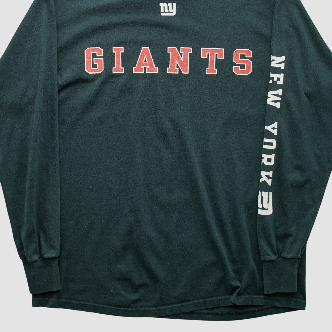 New York Giants NFL 2000s Long Sleeve T-shirt Black Vintage | Fanatics