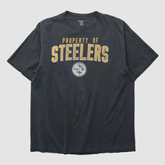 Pittsburgh Steelers Reebok 2000s T-shirt Black Vintage | Fanatics