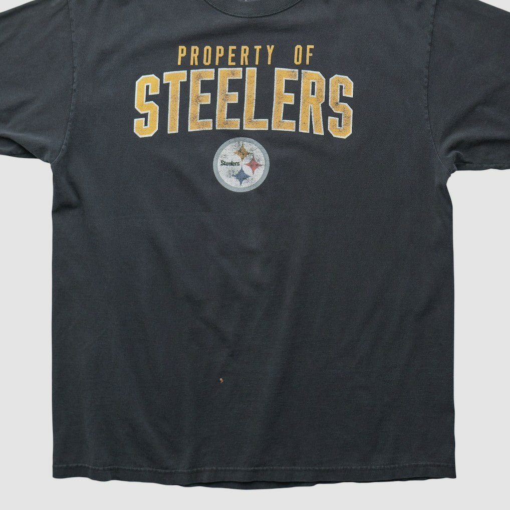 Pittsburgh Steelers Reebok 2000s T-shirt Black Vintage | Fanatics