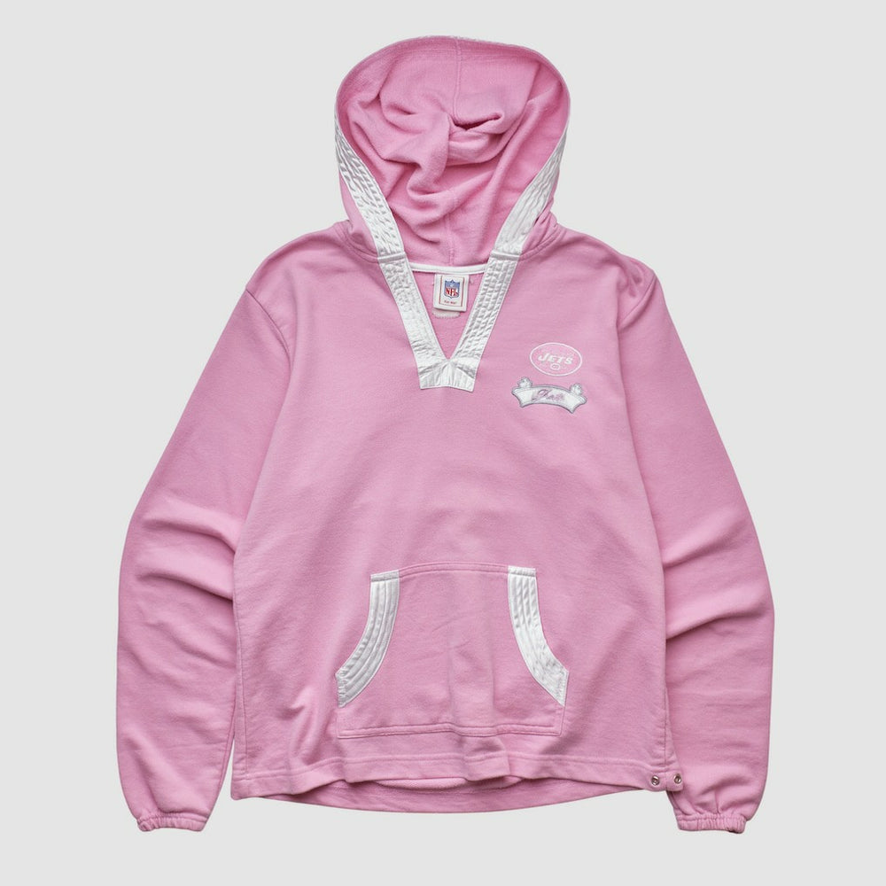 New York Jets NFL 2000s Hooded Pullover Sweatshirt Pink Vintage | Fanatics