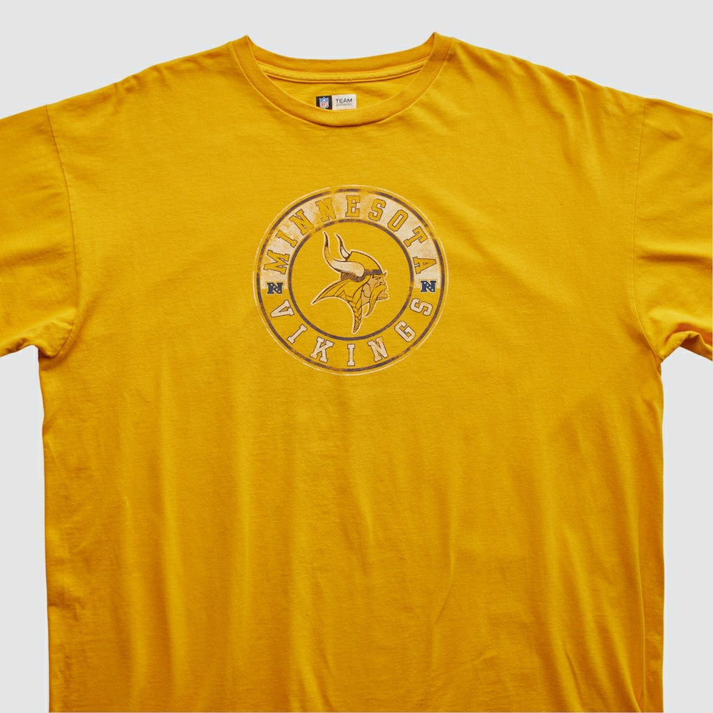 Minnesota Vikings NFL 2000s T-shirt Yellow Vintage | Fanatics
