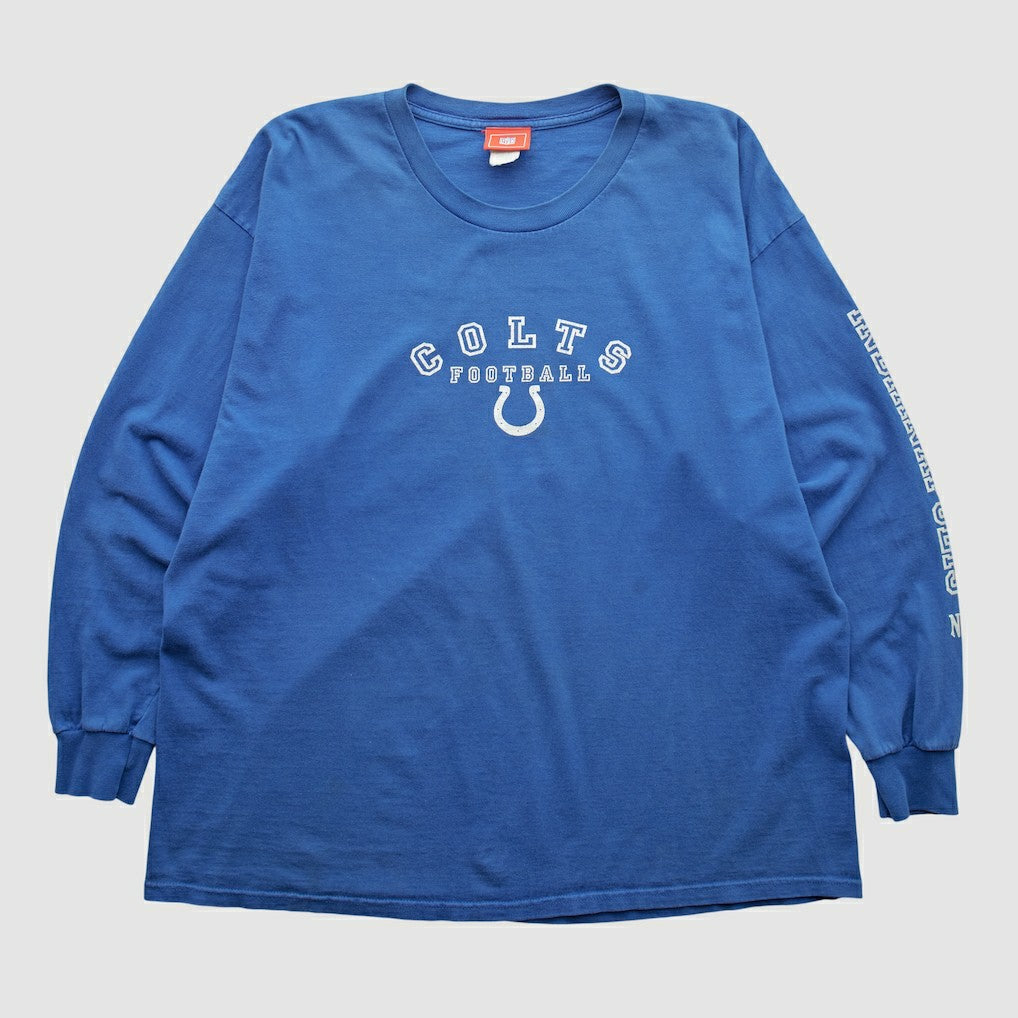 Indianapolis Colts NFL 2000s Long Sleeve T-shirt Blue Vintage | Fanatics