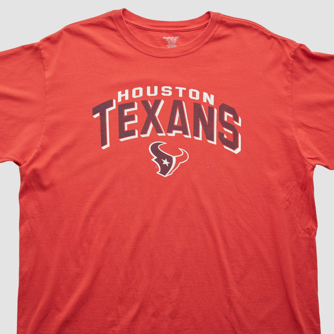 Houston Texans Reebok 2000s T-shirt Red Vintage | Fanatics
