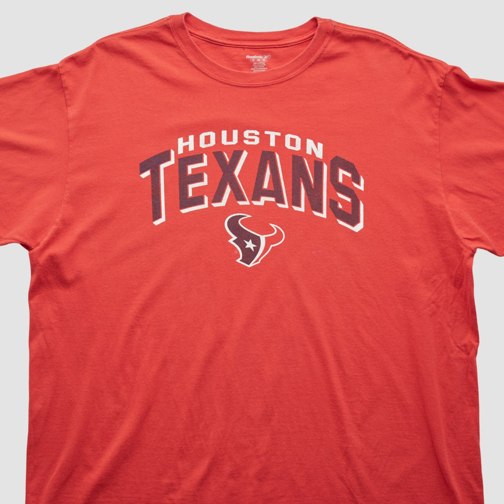 Houston Texans Reebok 2000s T-shirt Red Vintage | Fanatics