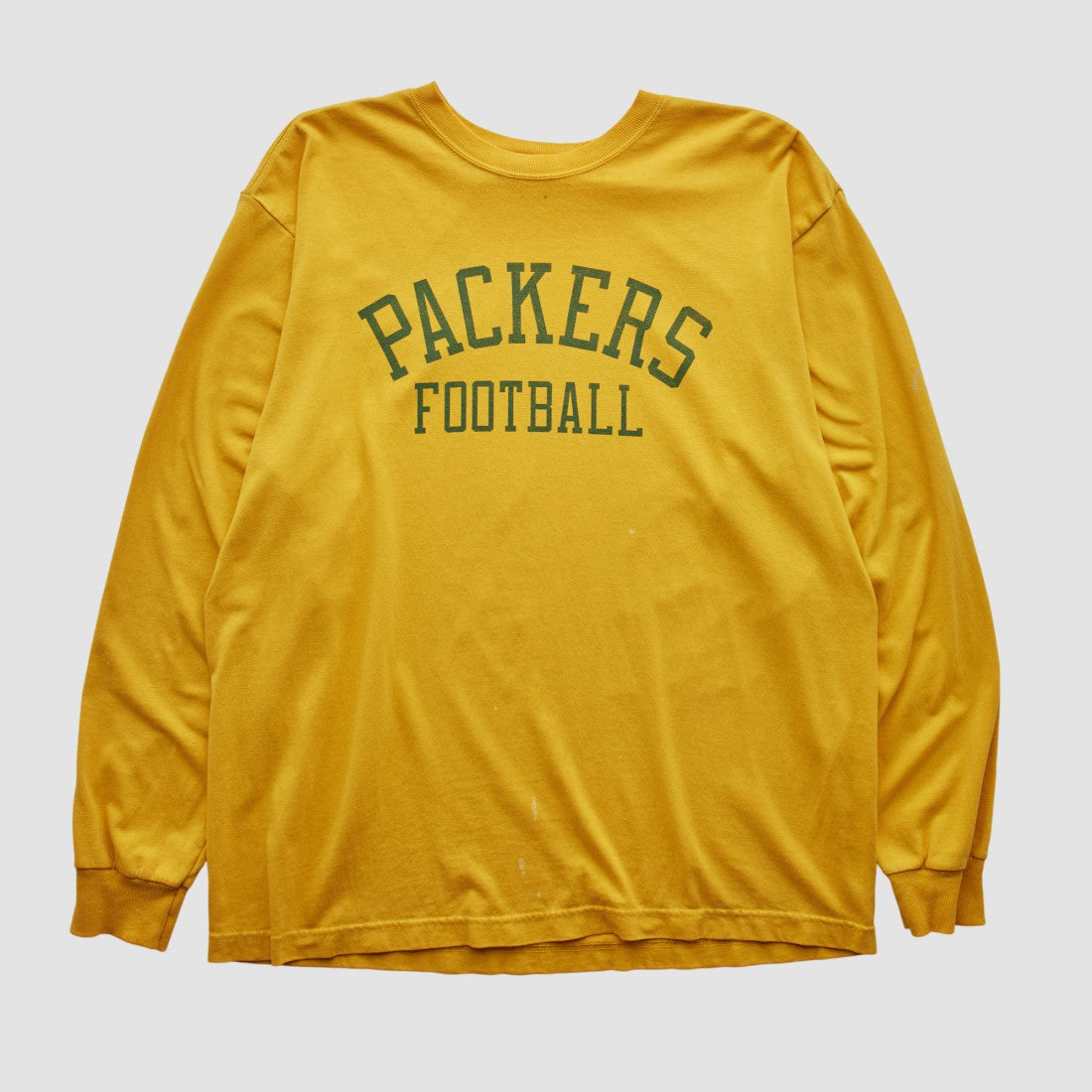 Green Bay Packers Reebok 2000s Long Sleeve T-shirt Yellow Vintage | Fanatics