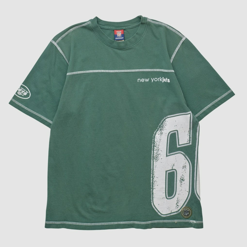 New York Jets Reebok 2000s T-shirt Green Vintage | Fanatics