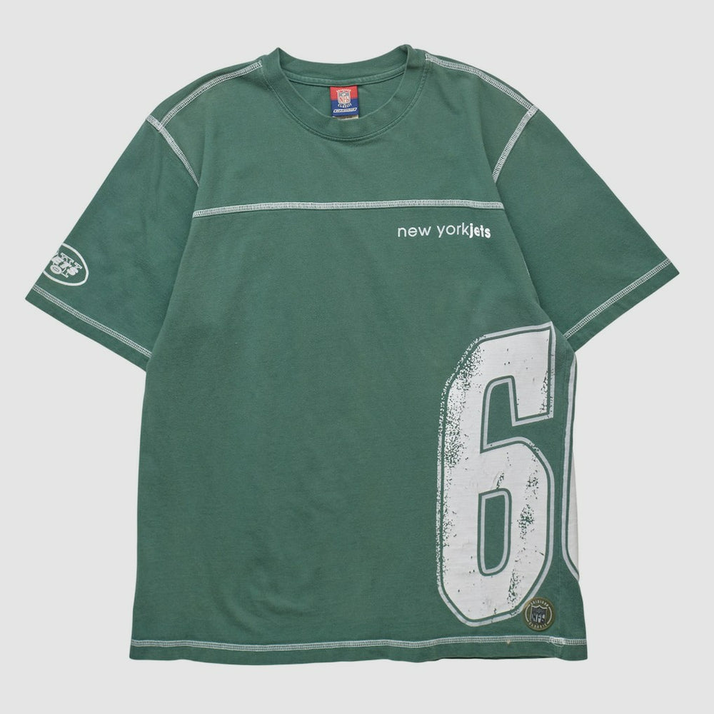 New York Jets Reebok 2000s T-shirt Green Vintage | Fanatics