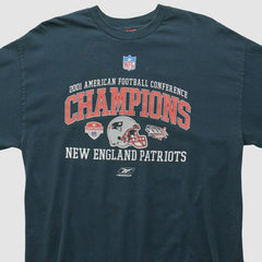 New England Patriots 2001 Long Sleeve T-shirt Black Vintage | Fanatics