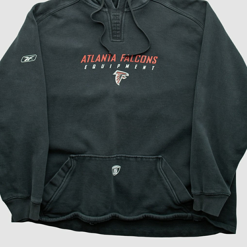 Atlanta Falcons Reebok 2000s Hooded Pullover Sweatshirt Black Vintage | Fanatics