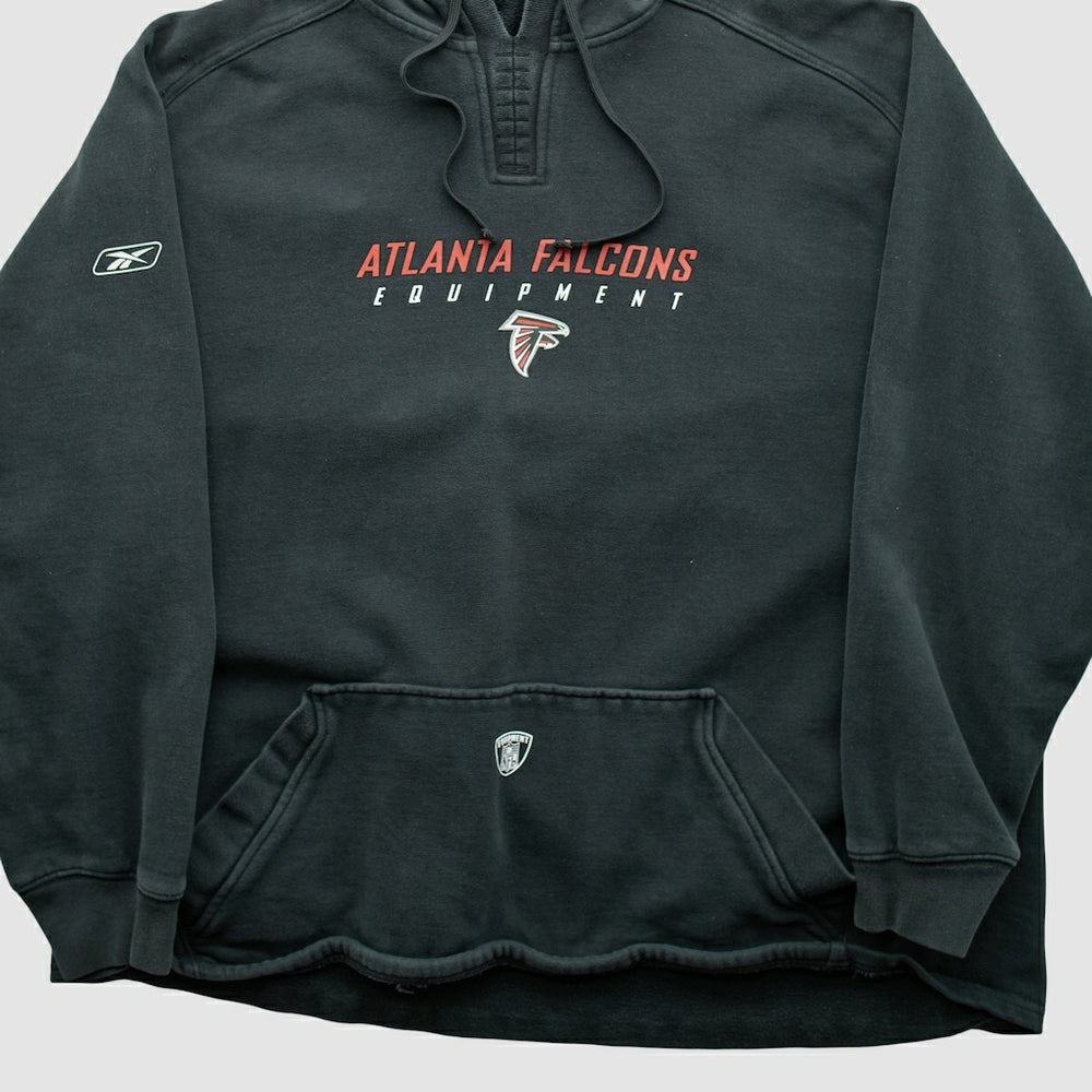 Atlanta Falcons Reebok 2000s Hooded Pullover Sweatshirt Black Vintage | Fanatics